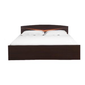 Thawas Viking Engineered Wood King Size Bed – (Denever and Oak)