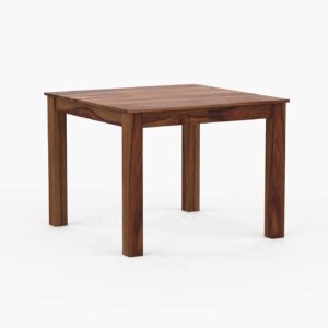 Thawas 4 Seater Engineered Wood Dining Table With Natural Teak Finish