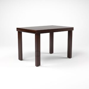 Thawas 4 Seater Engineered Wood Dining Table With Warm Chestnut Color