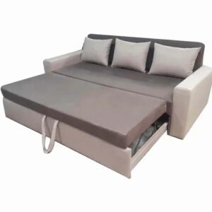 Thawas 3 Seater Sofa Cum Bed With Light and Dark Grey Colors